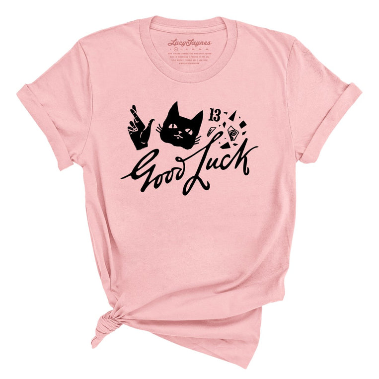 Good Luck Graphic Tee - Pink