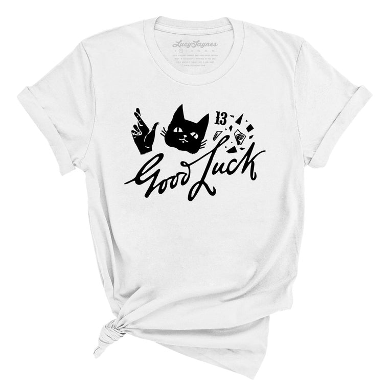 Good Luck Graphic Tee - White