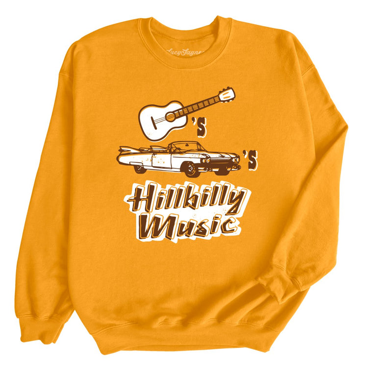 Guitars Cadillacs Hillbilly Music Graphic Sweatshirt
