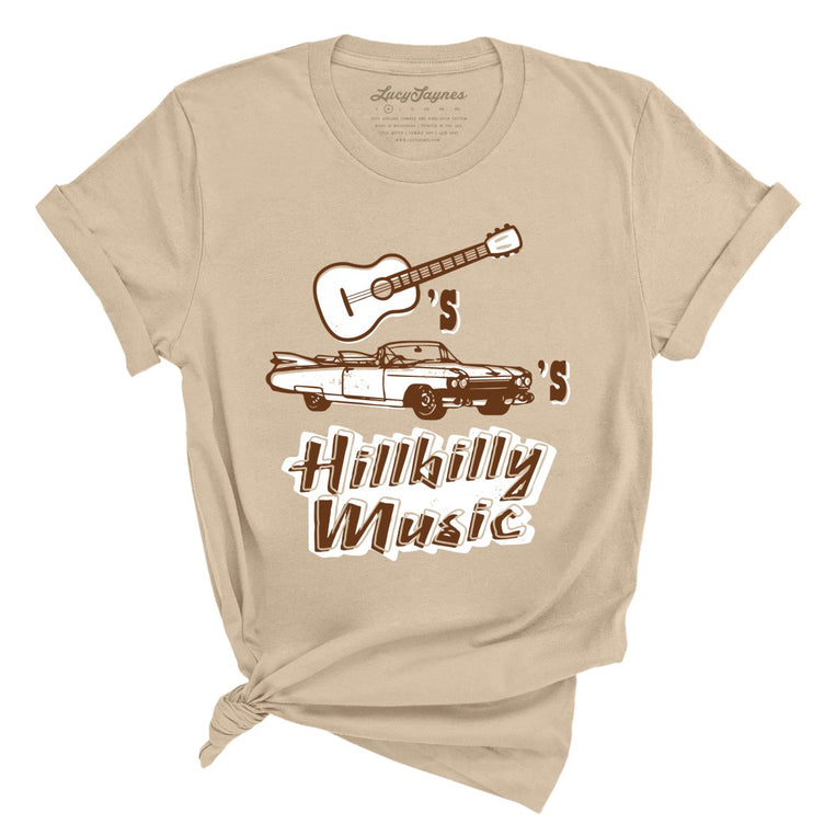 Guitars Cadillacs Hillbilly Music Graphic Tee