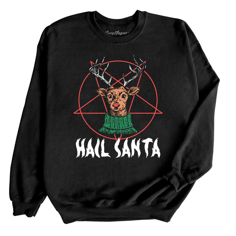 Hail Santa Graphic Sweatshirt