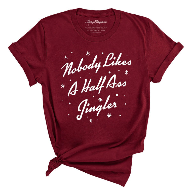 Half Ass Jingler Graphic Tee - Cardinal