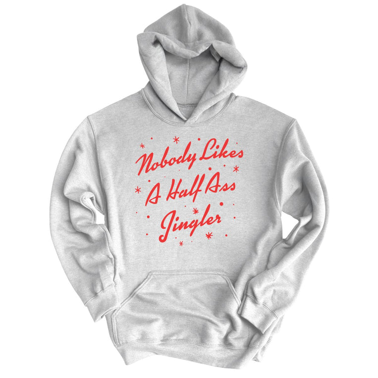 Half Ass Jingler Graphic Hoodie - Grey Heather