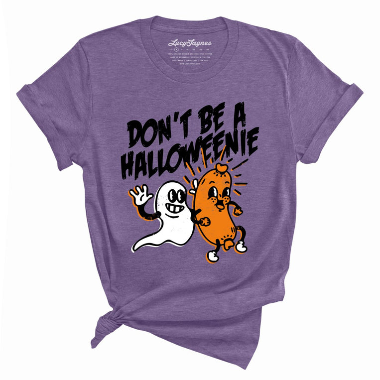 Halloweenie Graphic Tee - Heather Team Purple
