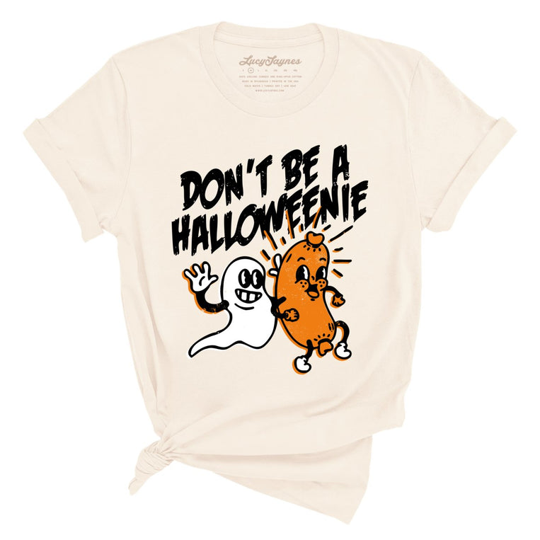 Halloweenie Graphic Tee - Natural