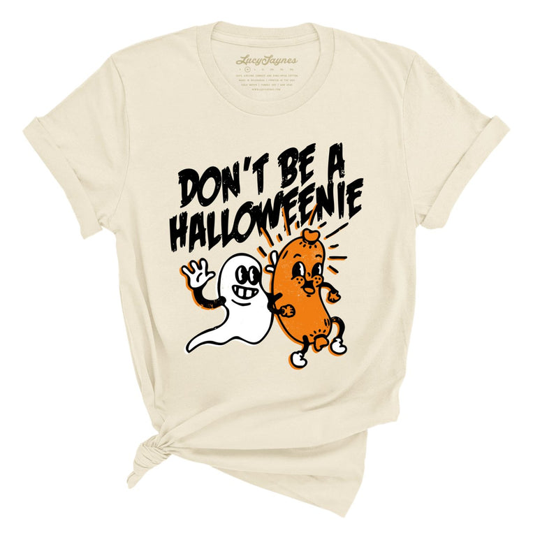 Halloweenie Graphic Tee - Soft Cream