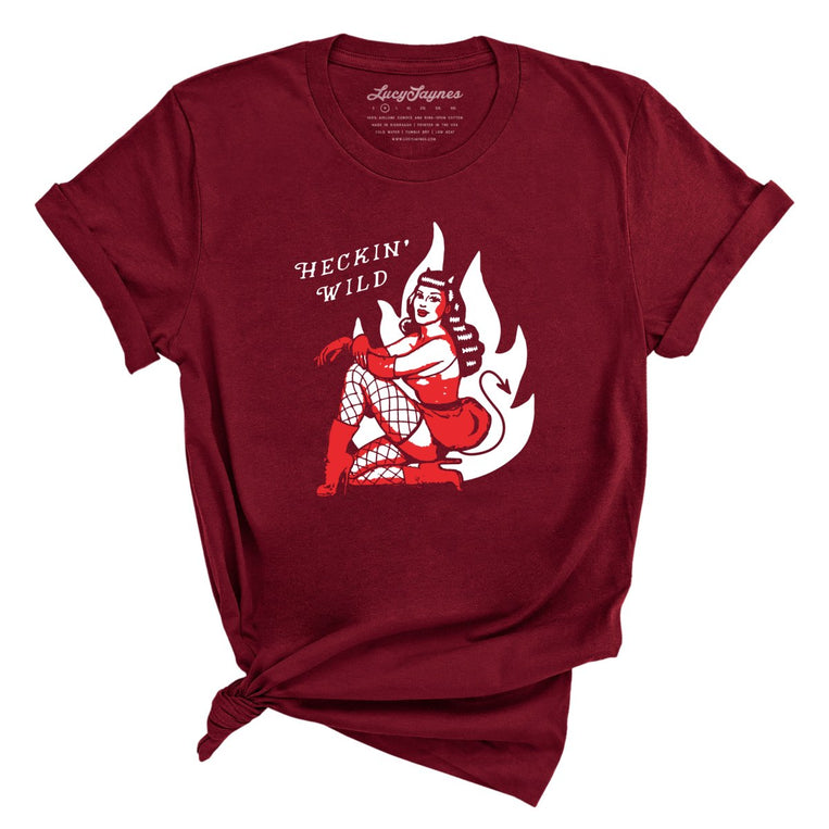 Heckin Wild Graphic Tee - Cardinal