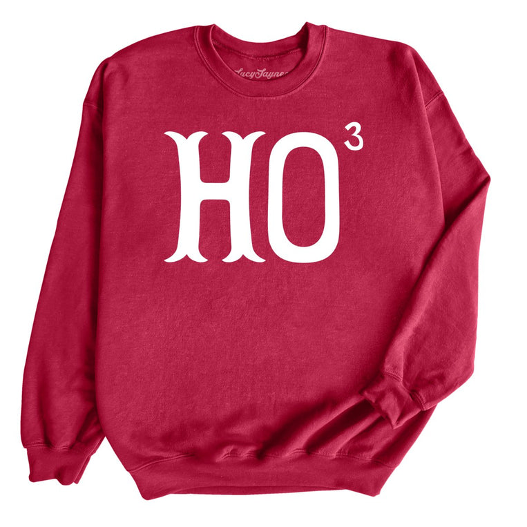 Ho to the Third Graphic Sweatshirt - Cardinal Red