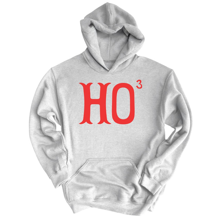 Ho to the Third Graphic Hoodie - Grey Heather