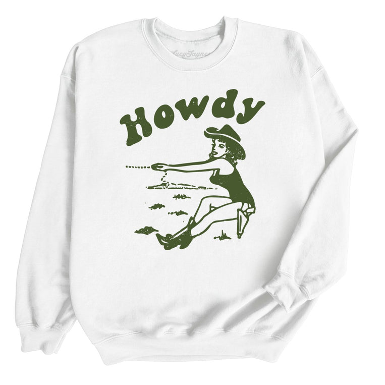 Howdy Cowgirl Graphic Sweatshirt