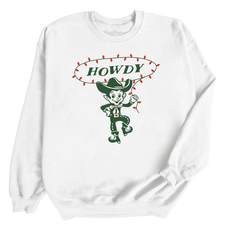 Howdy Elf Graphic Sweatshirt