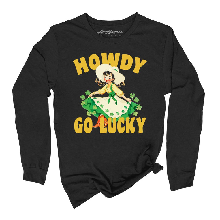 Howdy Go Lucky Graphic Long Sleeve Tee