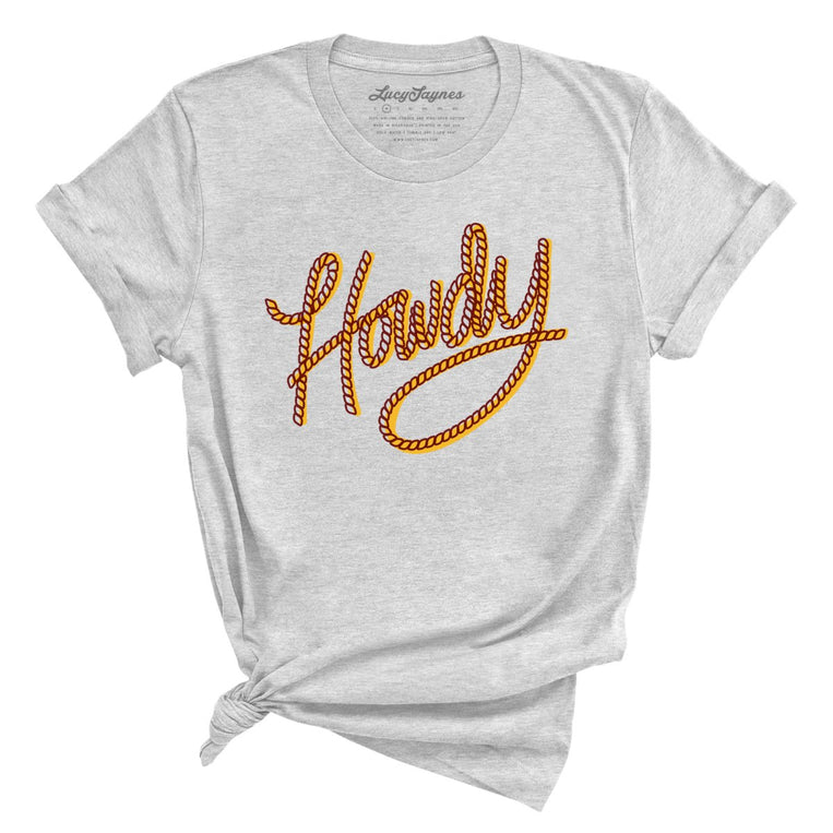 Howdy Rope Graphic Tee - Athletic Heather