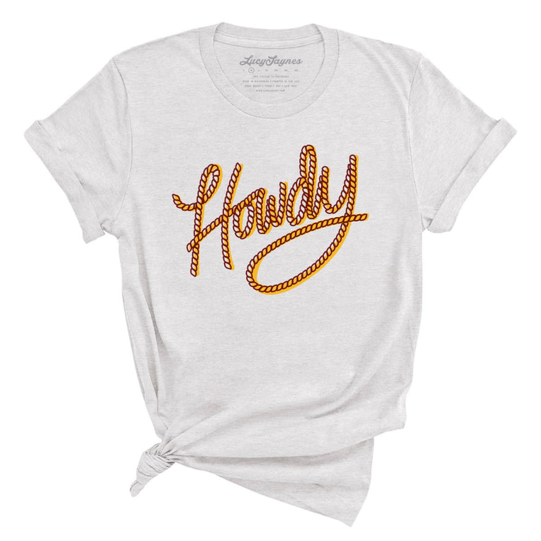 Howdy Rope Graphic Tee - Ash