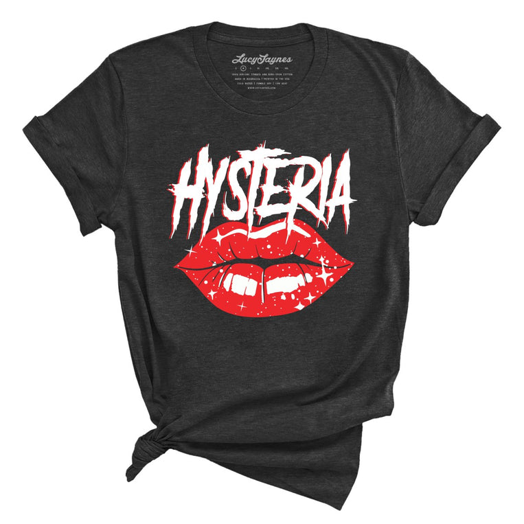 Hysteria Graphic Tee - Dark Grey Heather
