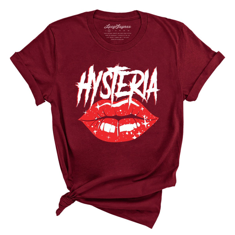 Hysteria Graphic Tee - Cardinal