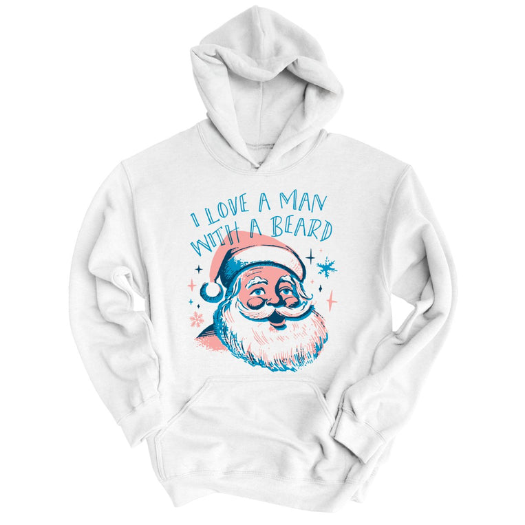I Love a Man With a Beard Graphic Hoodie