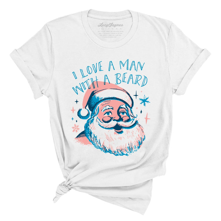 I Love a Man With a Beard Graphic Tee
