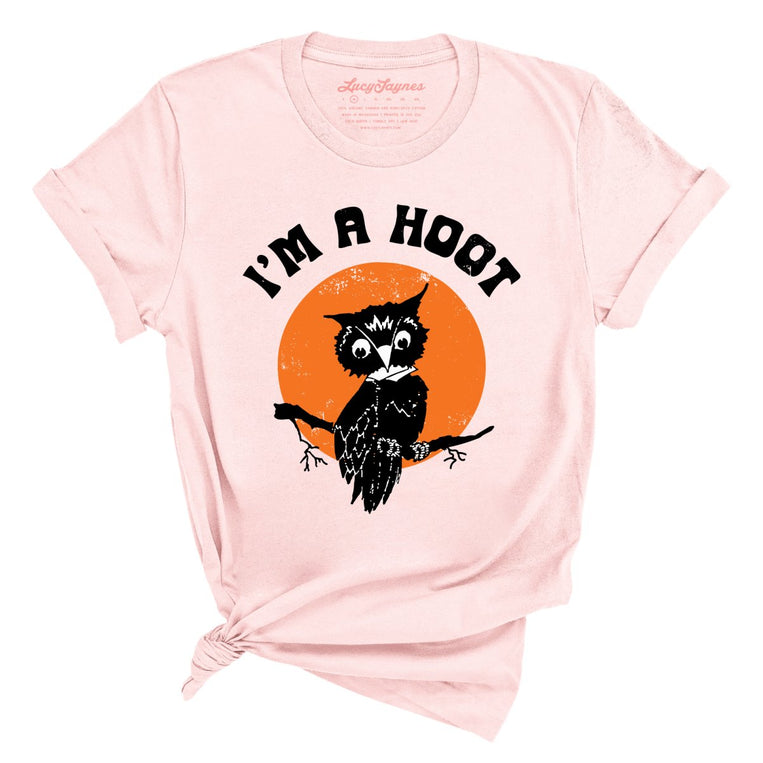 I'm a Hoot Graphic Tee - Soft Pink