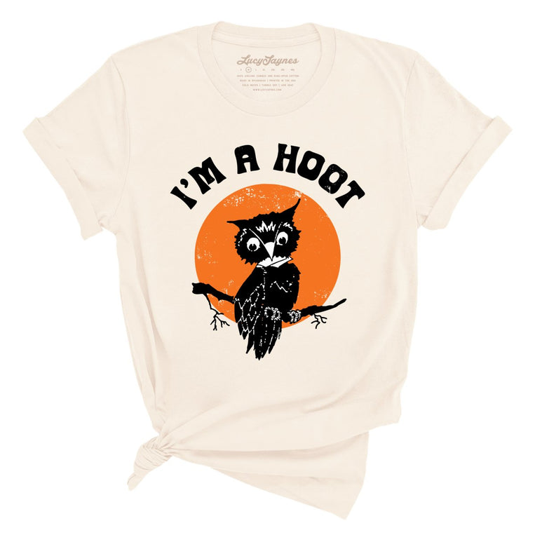 I'm a Hoot Graphic Tee - Natural