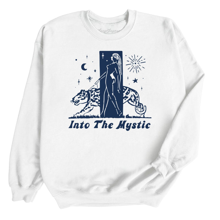 Into The Mystic Graphic Sweatshirt - White