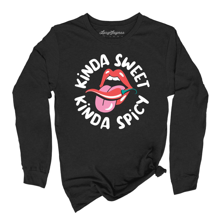 Kinda Sweet Kinda Spicy Graphic Long Sleeve Tee