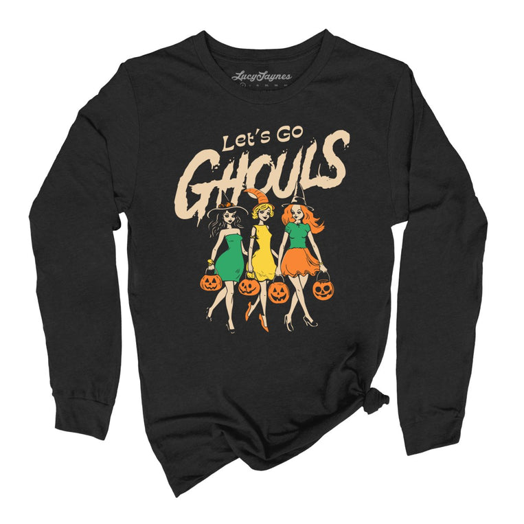 Let's Go Ghouls Graphic Long Sleeve Tee
