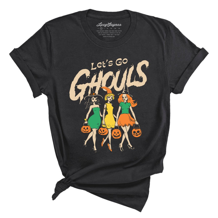 Let's Go Ghouls Graphic Tee - Dark Grey
