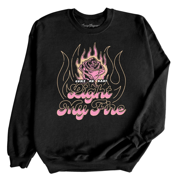 Light My Fire Graphic Sweatshirt