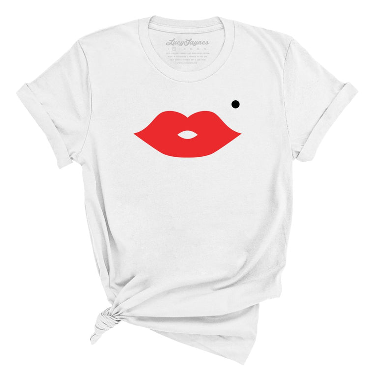 Lips Graphic Tee - White