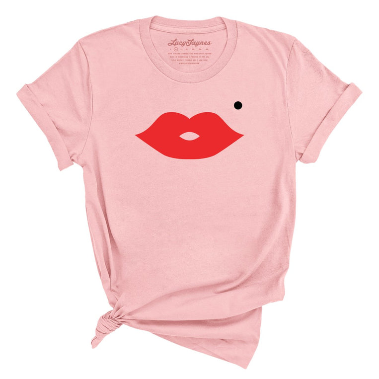 Lips Graphic Tee - Pink