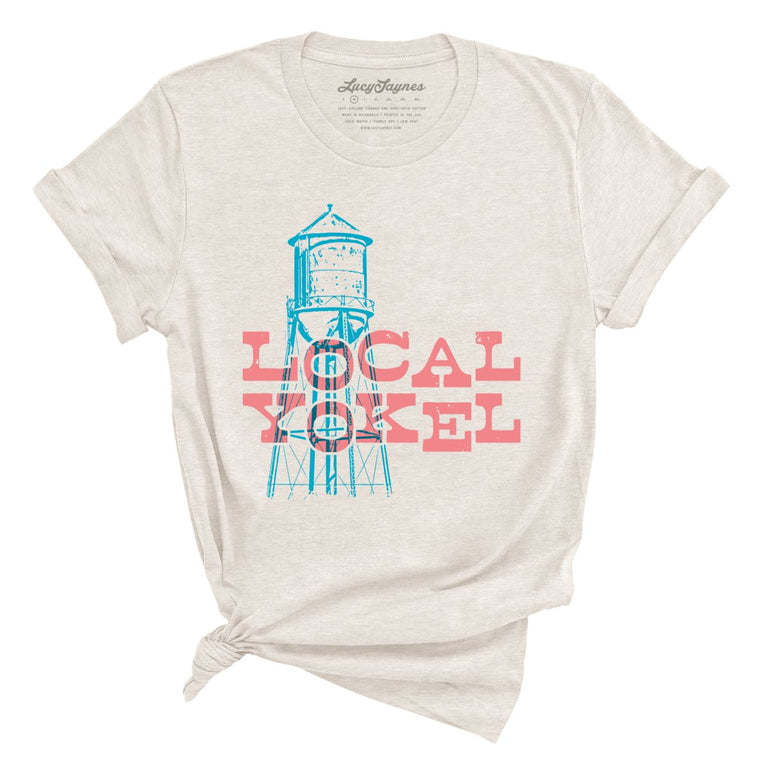 Local Yokel Graphic Tee - Heather Dust