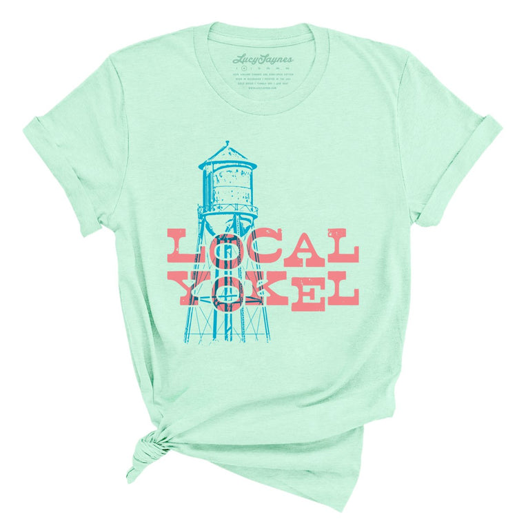 Local Yokel Graphic Tee - Heather Mint