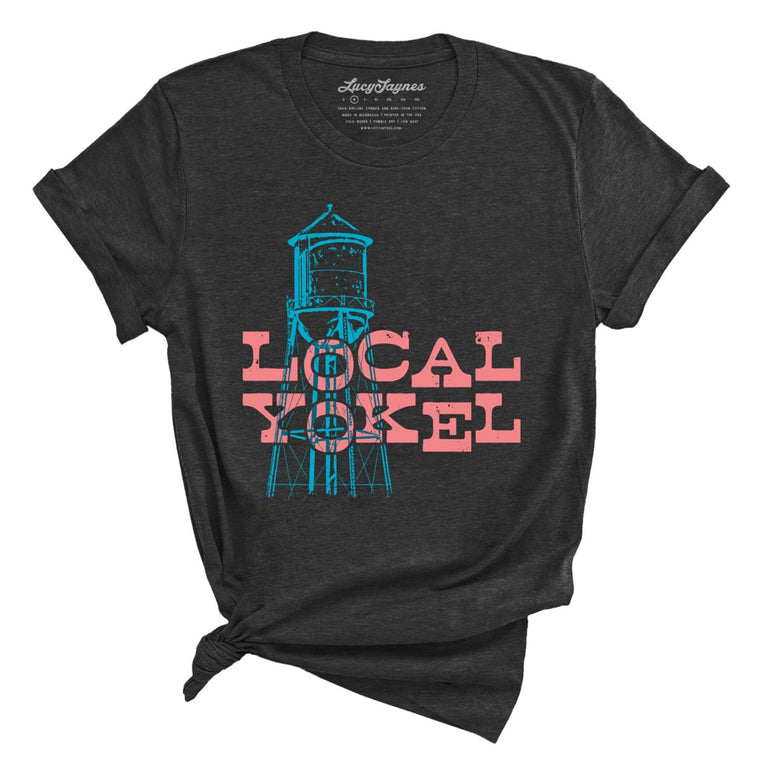 Local Yokel Graphic Tee - Dark Grey Heather