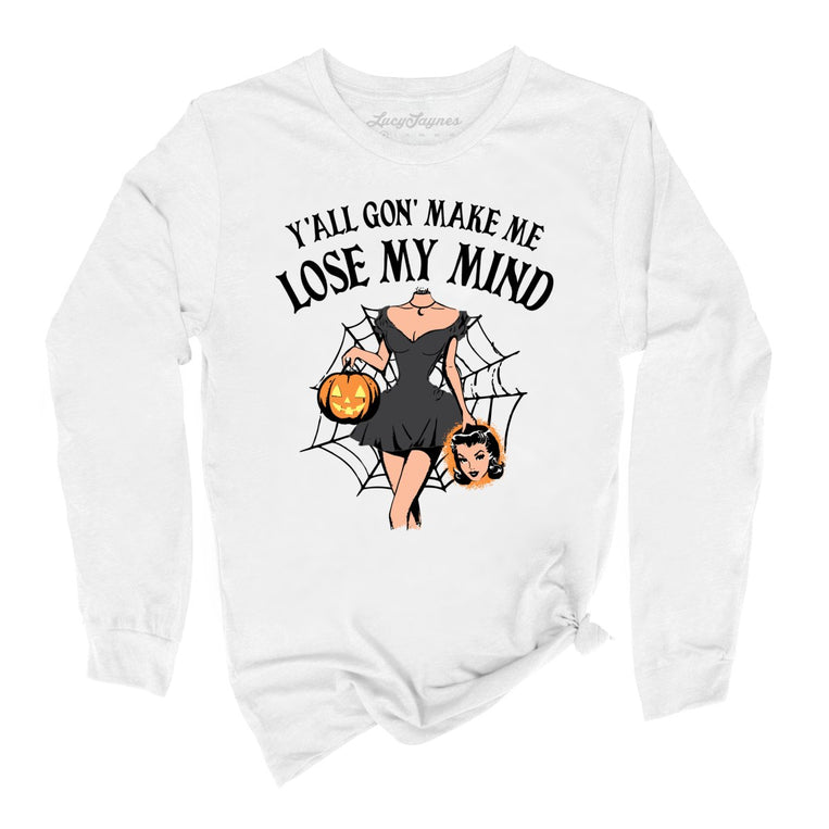Lose My Mind Graphic Long Sleeve Tee