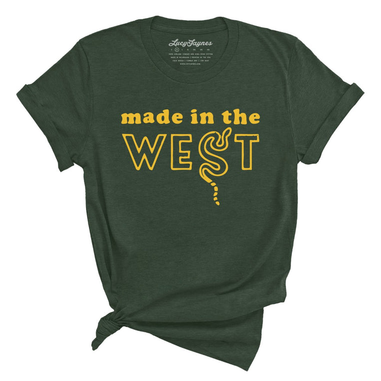 Made In The West Graphic Tee - Heather Forest