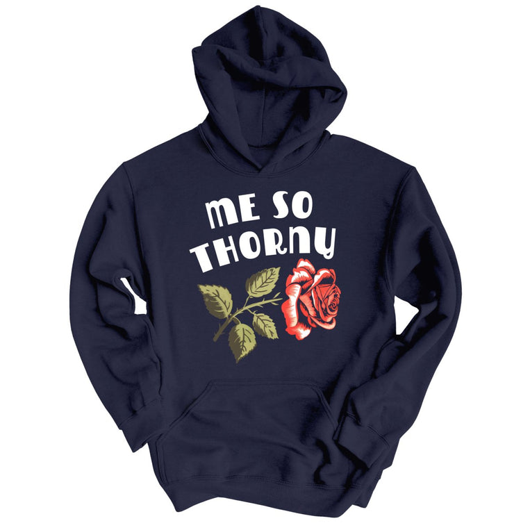 Me So Thorny Graphic Hoodie - Classic Navy