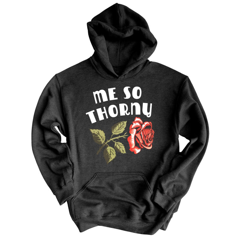 Me So Thorny Graphic Hoodie - Charcoal Heather