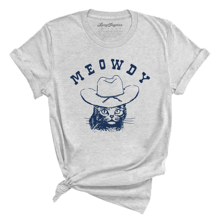 Meowdy Graphic Tee - Athletic Heather