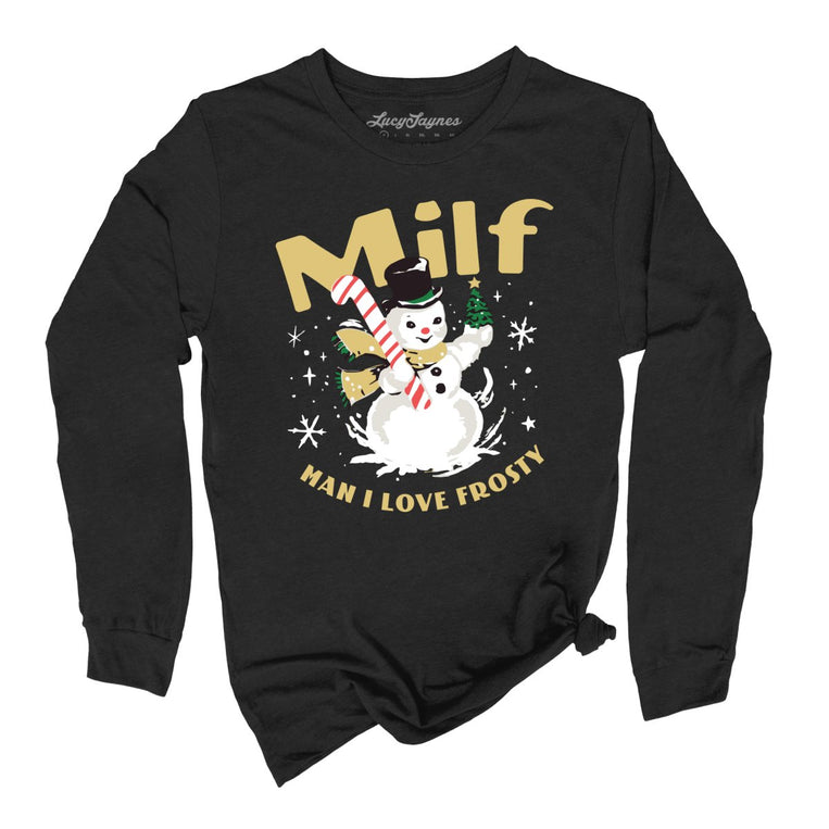 Man I Love Frosty Graphic Long Sleeve Tee