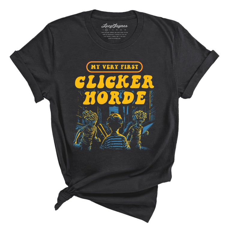 My Very First Clicker Horde Graphic Tee - Dark Grey