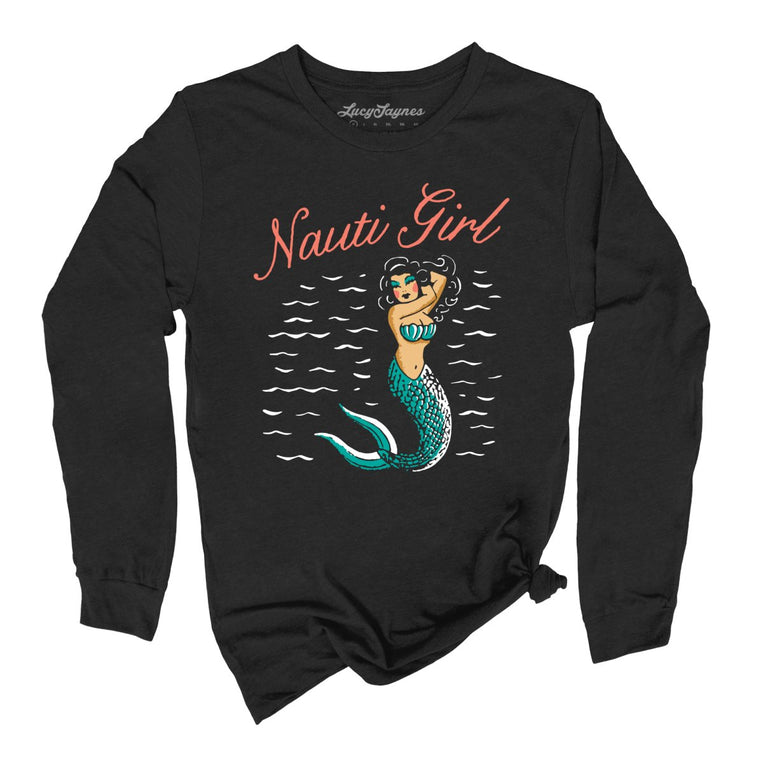 Nauti Girl Graphic Long Sleeve Tee