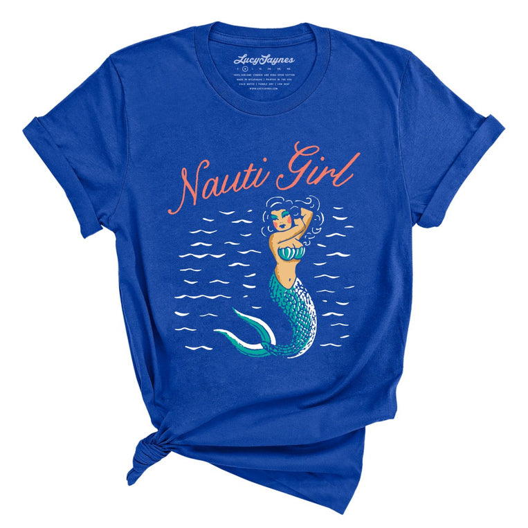 Nauti Girl Graphic Tee - True Royal