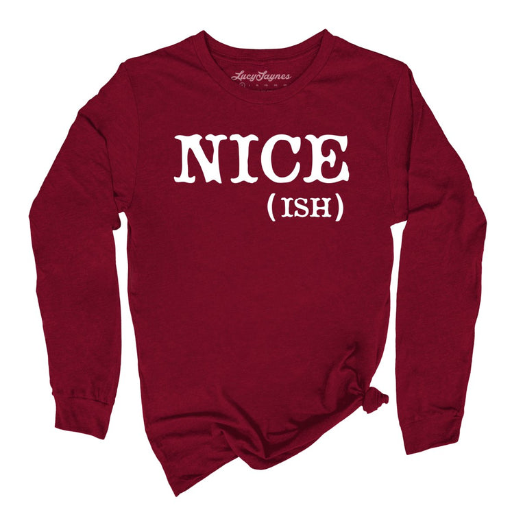 Nice Ish Graphic Long Sleeve Tee