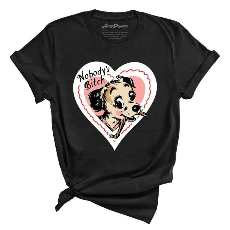 Nobody's Bitch Graphic Tee - Black