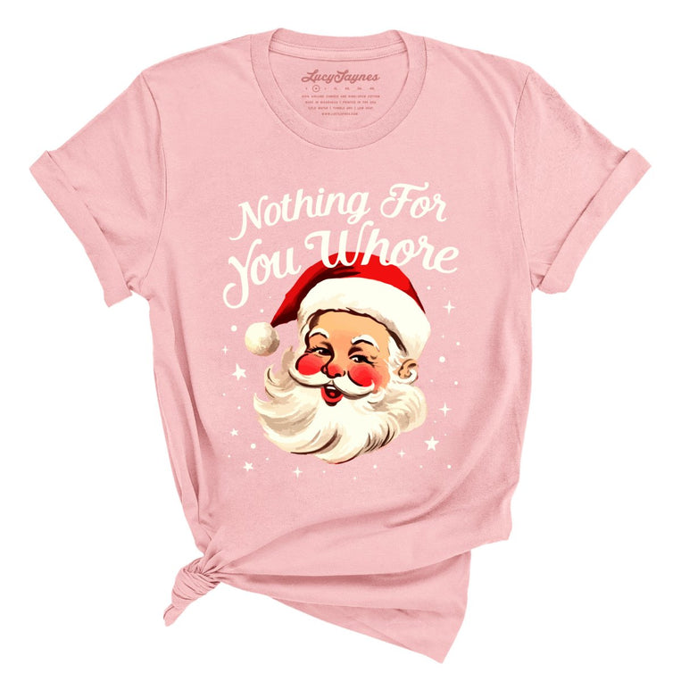 Nothing For You Graphic Tee - Pink