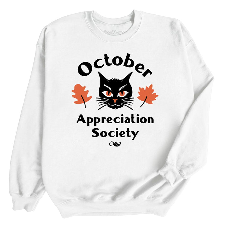 October Appreciation Society Graphic Sweatshirt
