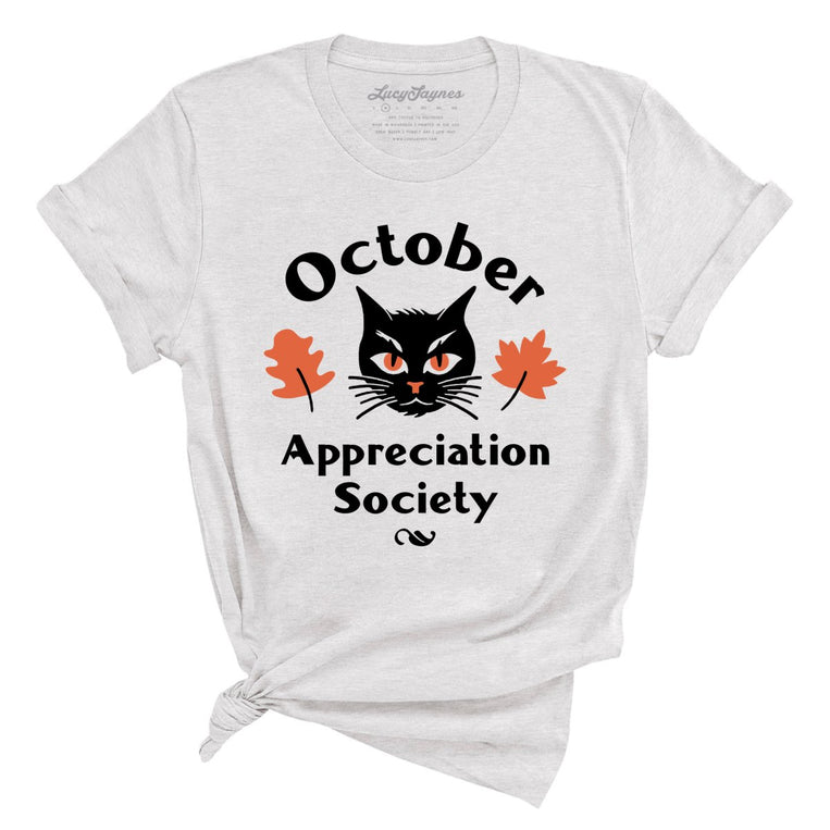 October Appreciation Society Graphic Tee - Ash