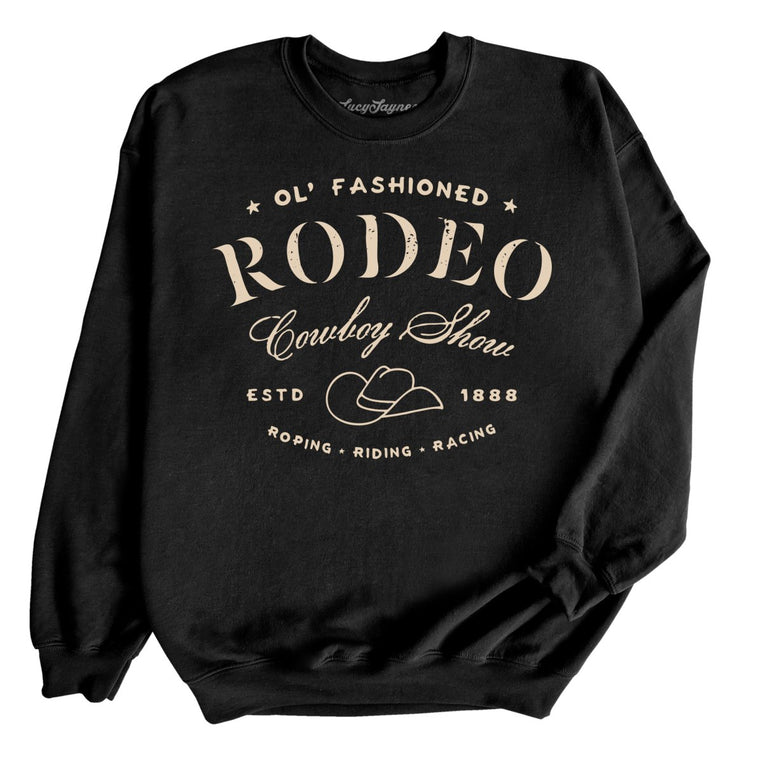 Old Fashioned Rodeo Graphic Sweatshirt