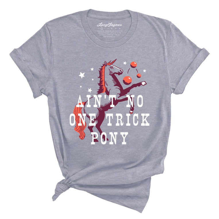 One Trick Pony Graphic Tee - Heather Storm